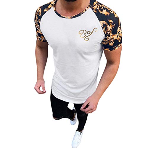 Berimaterry Camiseta de Camuflaje Hombre Militares Camisetas Deporte Ropa Deportiva Camisa de Manga Corta de Camuflaje Slim fit Casual para Hombres Tops Blusa Rayas Casual de Verano