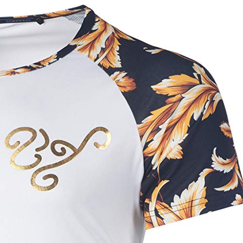 Berimaterry Camiseta de Camuflaje Hombre Militares Camisetas Deporte Ropa Deportiva Camisa de Manga Corta de Camuflaje Slim fit Casual para Hombres Tops Blusa Rayas Casual de Verano