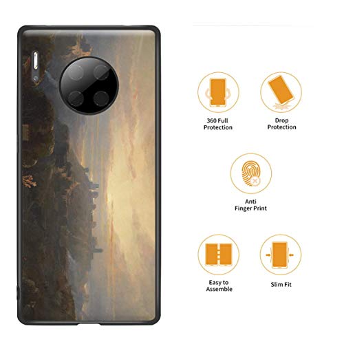 Berkin Arts David Roberts para el Caso del Huawei Mate 30 Pro/Estuche para teléfono móvil de Bellas Artes/Impresión Giclee UV en la Cubierta del teléfono móvil(Ilstle di Alcalá De Guadaíra)