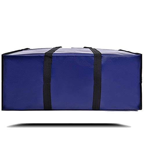 Berri BASICS, Bolsas de viaje Oxford, almacenamiento de lavandería, bolsa de compras con cremallera doble reutilizable, Grande, azul