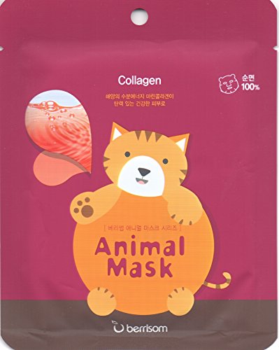 Berrisom, Gato Mascarilla facial hidratante y reafirmante - 1 unidad