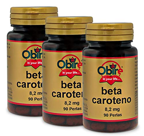 Beta-caroteno 8,2 mg 90 perlas (Pack 3 unid.)