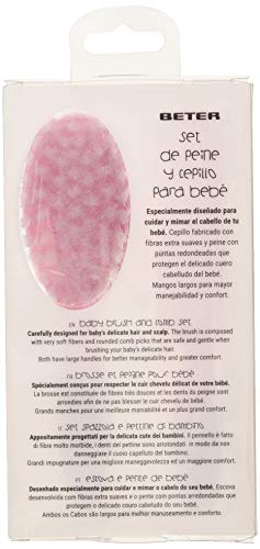 Beter Cepillo&Peine Bebe Rosa Lote 2 Pz 200
