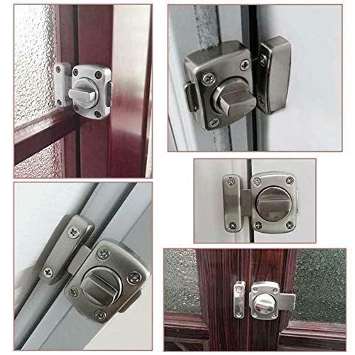 BEYTII Privacidad WC Latch vacante conectada la traba de la Puerta Plato de Ducha cabinas sanitarias torcer Perno privacidad del retén Home Improvement Cerraduras de