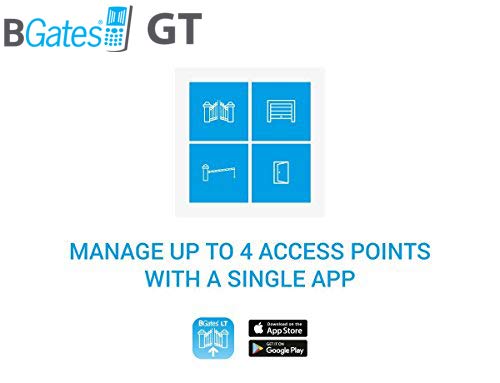 BGates GT - Designed in Italy 100% - Abre portón eléctrico, gsm Mediante Llamada telefónica Gratuita o aplicación Business Android iOS 230 V 50/60 Hz