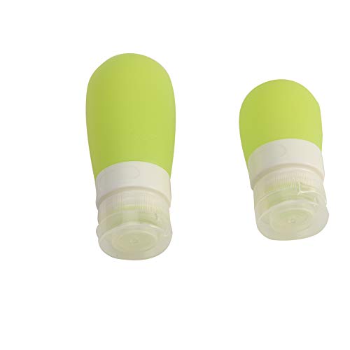 BGY Botella Embalaje Viaje Redondo Silicona Botella Prensa envase baño champú Iones(como Muestra la Imagen)