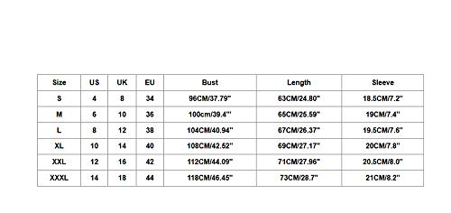 BHYDRY Camiseta Suelta de Manga Corta con Estampado de Corazones para Mujer