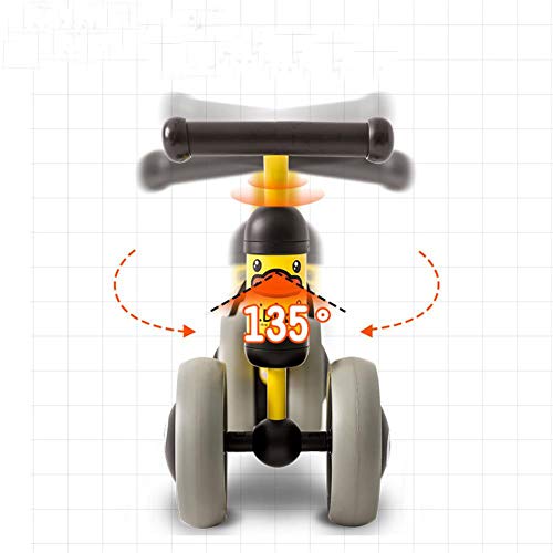 Bicicleta sin Pedales para Niños,de Equilibrio para de Bebé para Aprender a Caminar para Niños y Niñas de 1 año Niños de 10-24 Meses el Primer Regalo de Cumpleaños de su en Bicicleta ,Little pink duck