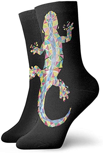 Bigtige Vivid Barcelona City Lizard 30cm Calcetines largos Algodón deportivo Medias de ocio