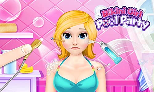 Bikini Girl Pool Party - Prom Queen Fun Games