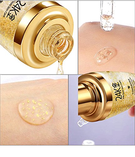 BIOAQUA - 24K Gold Essence - Mascarilla hidratante de ácido hialurónico y colágeno, oro de 24 quilates