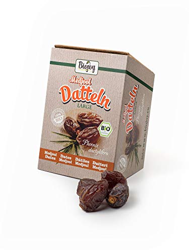 Biojoy Datiles Medjool BIO de Israel, sin azufre y azúcar (1 kg)