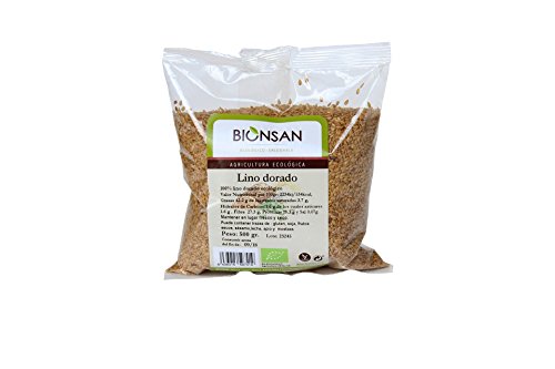 Bionsan Lino Dorado Ecológico - 4 Bolsas de 500 gr - Total: 2000 gr