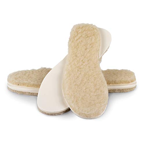 biped Plantillas extra gruesas de lana de cochero paquete de dos pares z1015 (43)