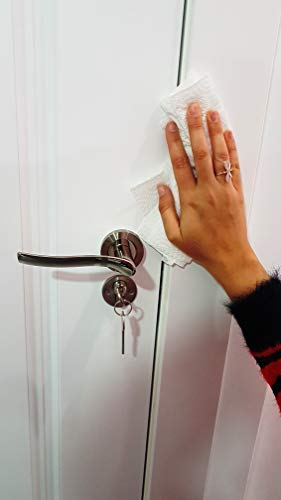 bissu - Papel Cocina Secamanos Absorbente Gigante - Formato Ahorro - Pack de 4 Rollos con 2 Capas - Tamaño Industrial - 285 Servicios