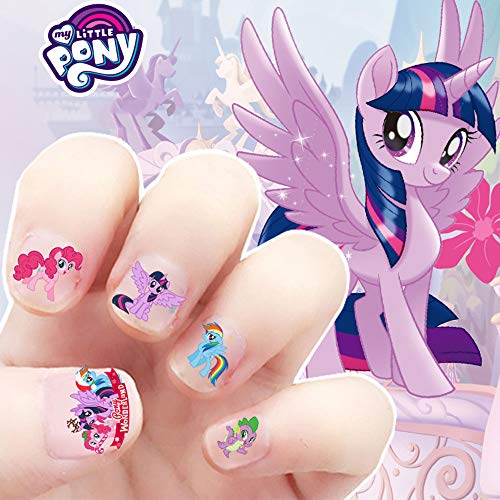 BJ-SHOP Pegatinas de Uñas de Unicornio Uñas Calcomanías Nail Art Pegatinas 5 Hojas 160 Piezas Suministros de Fiesta de Cumpleaños Regalo para Niños Niñas Adolescentes