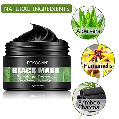 Blackhead Mask, Peel Off Mask, Blackhead Remover Mask, Face Mask with Activated Carbon, Purifying Black Face Mask, Deep Skin Clean Purifying Acne