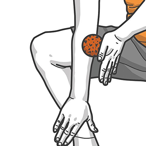 Blackroll Orange Rodillo de automasaje Blackball-Orange Bola automasaje, 12 cm, 8050090