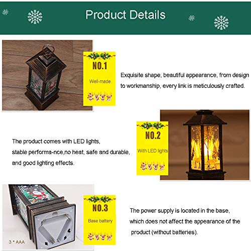 Blanco Linterna LED de Navidad con té luz de la Noche Velas muñeco de Nieve del Reno de Santa para la Navidad del Partido Inicio Interior de la Sala Colgantes Regalos Decoración Adornos,Angel