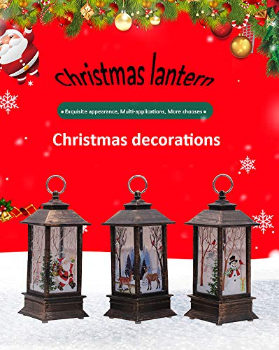 Blanco Linterna LED de Navidad con té luz de la Noche Velas muñeco de Nieve del Reno de Santa para la Navidad del Partido Inicio Interior de la Sala Colgantes Regalos Decoración Adornos,Angel