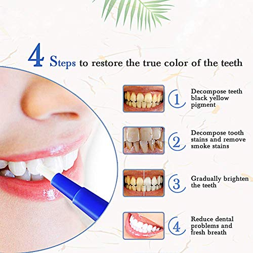 Blanqueamiento de Dientes,Gel Blanqueador Dental,Blanqueamiento Dental Gel,Teeth Whitening,Contra Dientes Amarillos,Manchas de Humo,Dientes Negros