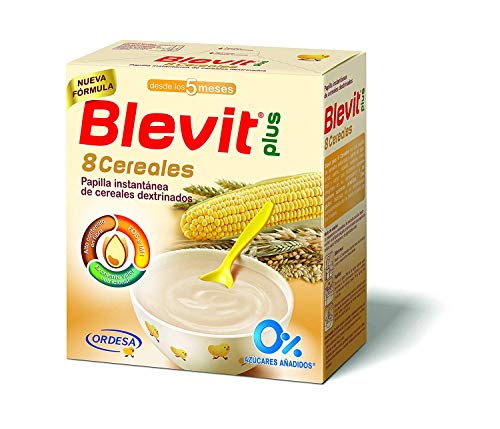 Blemil Plus Forte 2, Leche de continuación para bebé - Pack de 2 x 1200 g - Total: 2400 g + Blevit Plus 8 Cereales para bebé - Pack de 2 x 500 g - Total: 1000 g