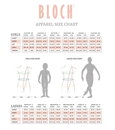 Bloch Nejor para Mujer, Mujer, Nejor, L5607, Rosa Claro, Petite