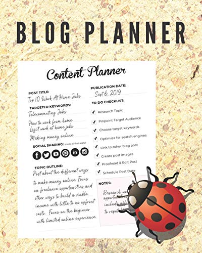 Blog Planner: If you want to be consistent – you’ve got to plan your blog content.