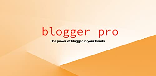 Blogger Pro