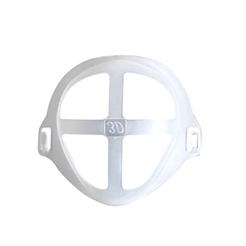 Bloodfin 1/3/5 piezas Soporte de Bandanas 3D para lápiz labial, soporte para kit de Bandanas casera DIY con marco de soporte interno que cubre la cara, para verano para correr para niños para adultos