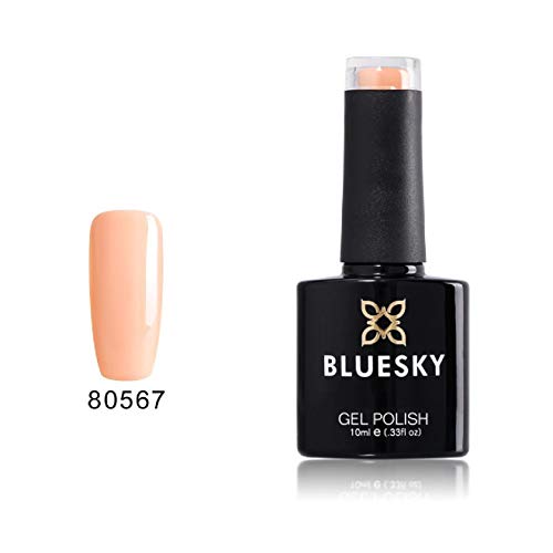 Bluesky - Esmalte para uñas de gel, color carne de 10 ml
