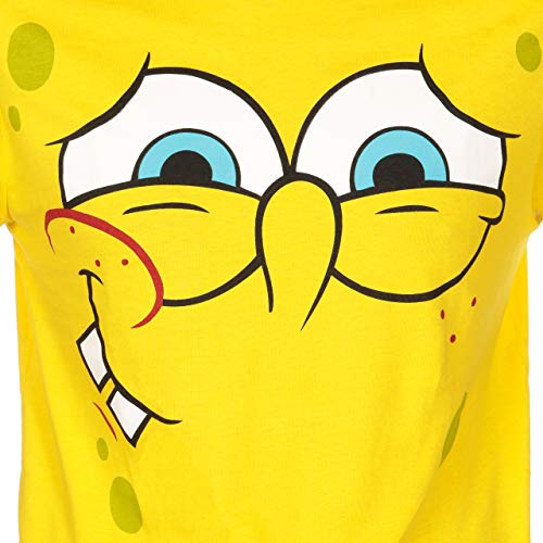 Bob Esponja Pijama para Hombre Spongebob Squarepants Amarillo Large