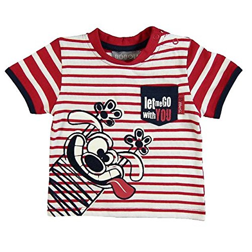 Boboli - Camiseta de manga corta - para niño rojo 18 meses