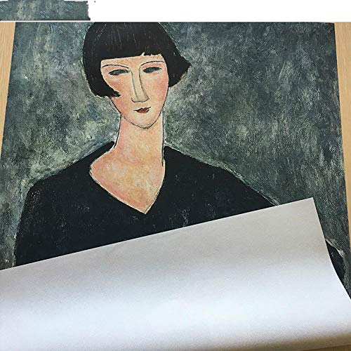 Boceto Impresión en lienzo Pintura al óleo Cartel Sala de estar Decoración del hogar 20x28cm