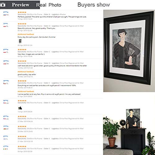 Boceto Impresión en lienzo Pintura al óleo Cartel Sala de estar Decoración del hogar 20x28cm