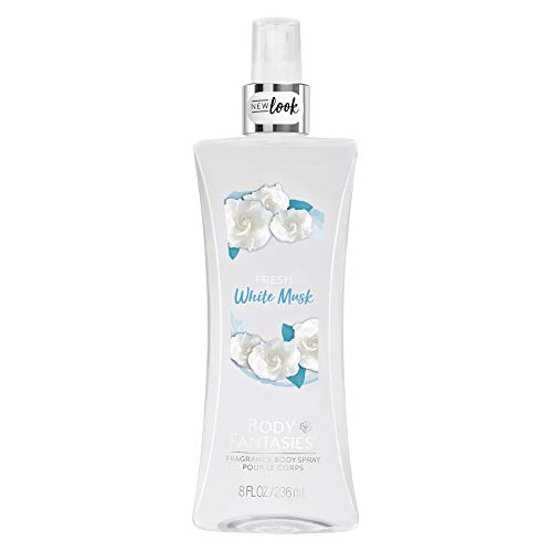 Body Fantasies Fresh White Musk Fantasy Fragrance Body Spray for Women, 8 Ounce by Body Fantasies