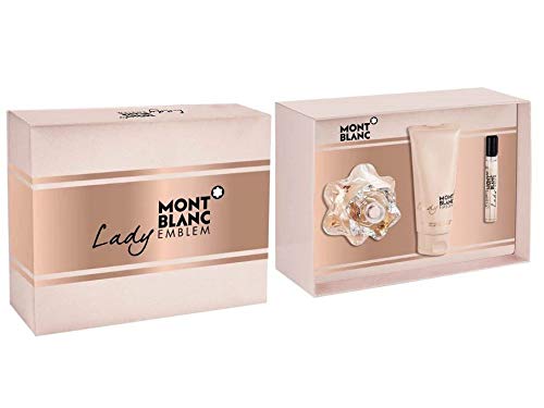 Bodylotion - Caja mont blanca emblem LADY 75 ml agua de perfume, leche para el cuerpo 100 ml