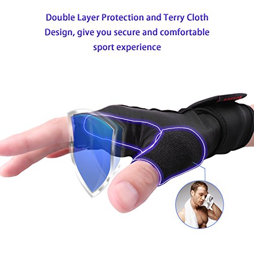 boildeg Guantes Gimnasio Hombre Mujer,Guantes Pesas Gym Guantes Fitness Transpirable con Protección Completa de Muñeca y Palma para Crossfit Levantamiento de Pesas Musculación (Negro, M)