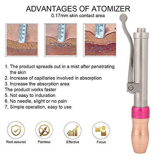 Bolígrafo de inyección hialurónico, dispositivo de tratamiento de la piel antienvejecimiento, bolígrafo atomizador para bolsas de ojos y eliminación de arrugas(A007)
