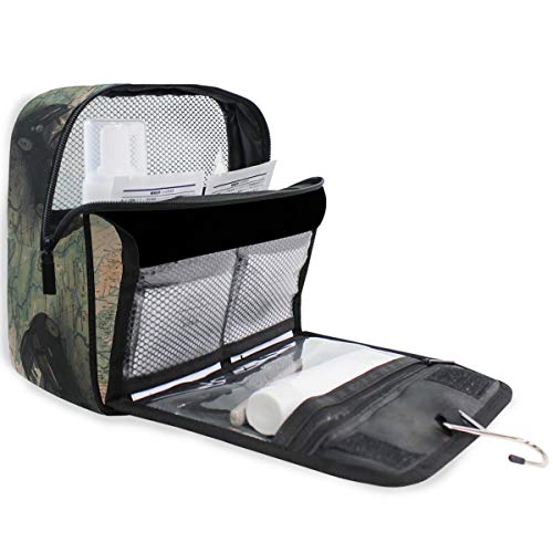Bolsa de Aseo Colgante Retro para Coche, Viaje, Mapa, Aventura, cosméticos, Bolsa de Viaje multifunción, Bolsa de Maquillaje, Bolsa de Almacenamiento