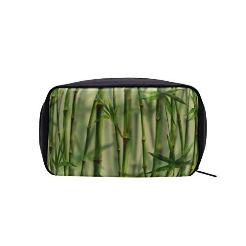 Bolsa de cosméticos Bamboo Forest Green Leaves Mens Travel Toiletry Bag 1 Bolsa de maquillaje Bolsa de moda Bolsas de cosméticos Estuche multifunción Bolsas de cosméticos para mujeres
