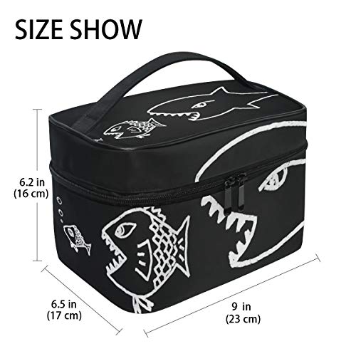 Bolsa de maquillaje con cremallera Bolsa de cosméticos Embrague Cadena ecológica Reglas naturales Sola capa Bolsa de almacenamiento de viaje portátil Bolsa cuadrada para mujer dama