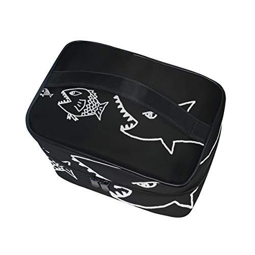 Bolsa de maquillaje con cremallera Bolsa de cosméticos Embrague Cadena ecológica Reglas naturales Sola capa Bolsa de almacenamiento de viaje portátil Bolsa cuadrada para mujer dama