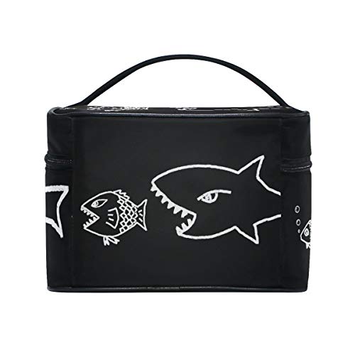 Bolsa de maquillaje con cremallera Bolsa de cosméticos Embrague Cadena ecológica Reglas naturales Sola capa Bolsa de almacenamiento de viaje portátil Bolsa cuadrada para mujer dama