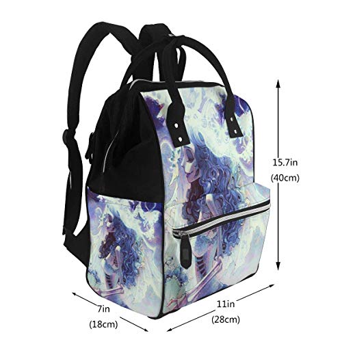 Bolsa de pañal Mochila - Beauty Sally Bride Multifunción Impermeable Mochila de Viaje Pañales Bolsas Cambiantes