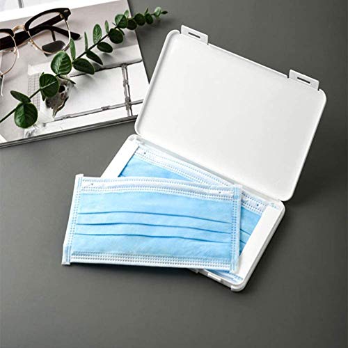 Bolsa Portátil De Almacenamiento De Mascarillas, Caja De Almacenamiento De Mascarillas Antipolvo Para La Prevención De La Contaminación De Mascarillas Paquete , Sin Incluir La Mascarilla (5pcs)