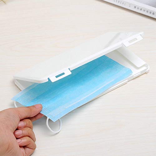 Bolsa Portátil De Almacenamiento De Mascarillas, Caja De Almacenamiento De Mascarillas Antipolvo Para La Prevención De La Contaminación De Mascarillas Paquete , Sin Incluir La Mascarilla (5pcs)