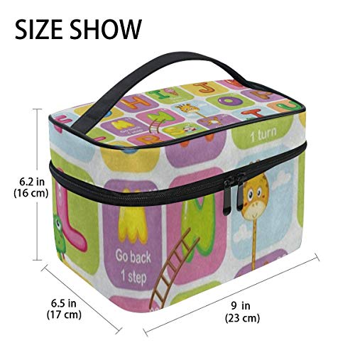 Bolsas de cosméticos Cosmetic Bag Labor Day Boom Womens Makeup Organizer Girls Toiletry Case Box Lazy Zip Bag Unique