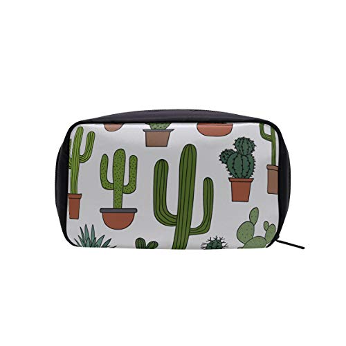 Bolsas de cosméticos para niñas Cactus Plantas verdes Belleza colgando Bolsa de aseo Bolsas de mujer para hombres Moda Bolsa de cremallera cosmética Bolsas de cosméticos Estuche multifunción Bolsa d