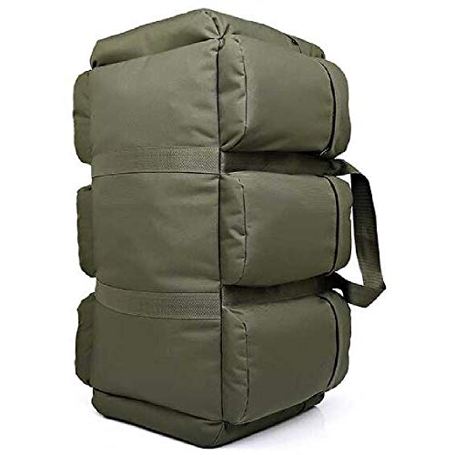 Bolsas de Lona de Escalada de montaña al Aire Libre 90L Bolsa de Alpinismo de Camuflaje Mochila táctica Militar de Gran Capacidad para Acampar